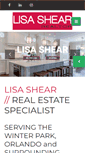 Mobile Screenshot of lisashearrealtor.com